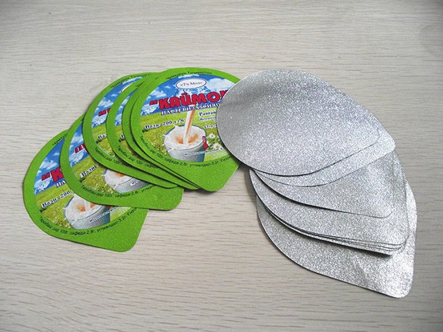 Conduction heat aluminum foil seal lid for yogurt / water cup 